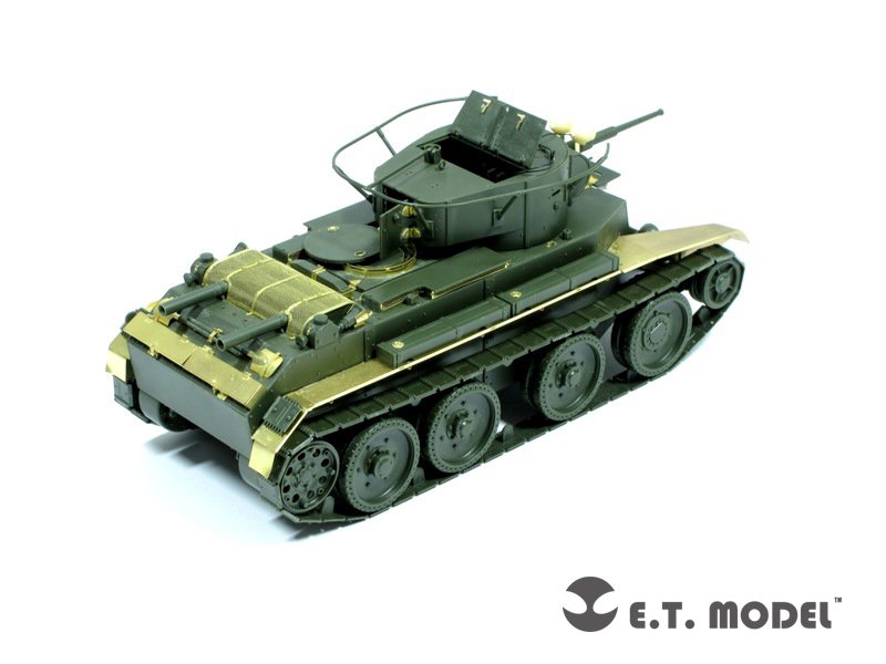 1/35 二战苏联 BT-7 轻型坦克1935年型超值改造蚀刻片(配田宫35309)