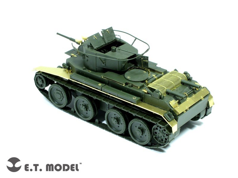 1/35 二战苏联 BT-7 轻型坦克1935年型超值改造蚀刻片(配田宫35309)