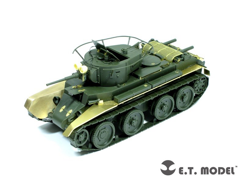 1/35 二战苏联 BT-7 轻型坦克1935年型超值改造蚀刻片(配田宫35309)