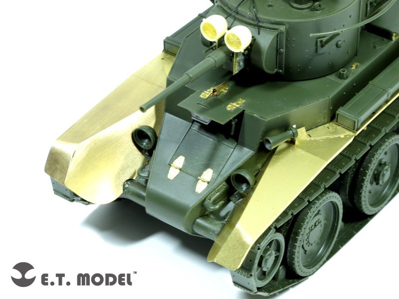 1/35 二战苏联 BT-7 轻型坦克1935年型超值改造蚀刻片(配田宫35309)