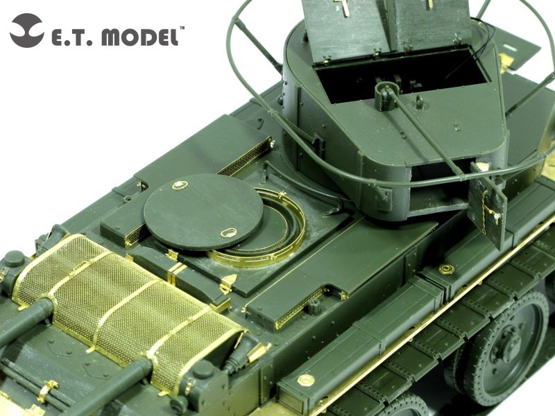 1/35 二战苏联 BT-7 轻型坦克1935年型超值改造蚀刻片(配田宫35309) - 点击图像关闭