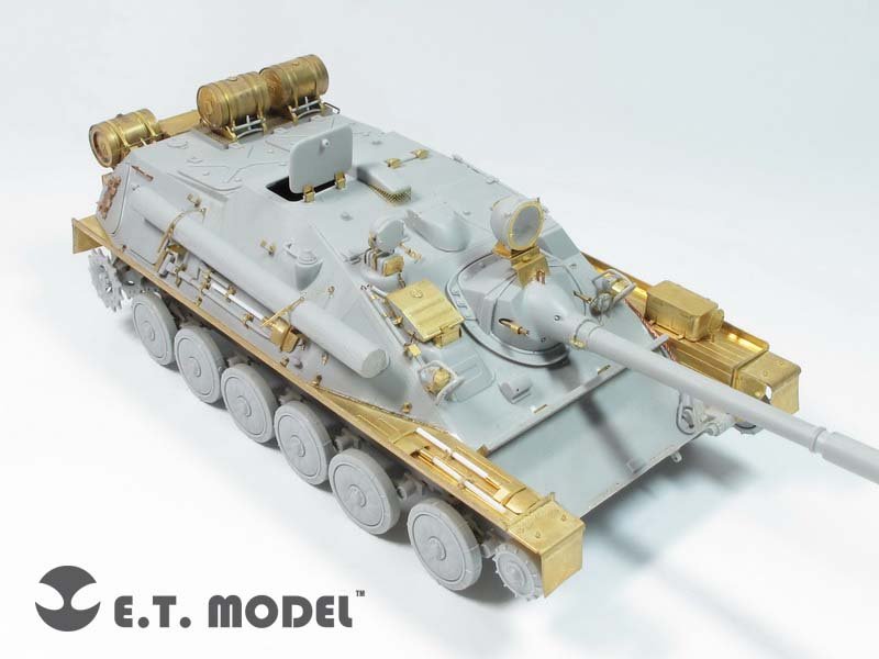 1/35 现代俄罗斯 ASU-85 空降自行反坦克炮1956年型超值改造蚀刻片(配小号手01588)