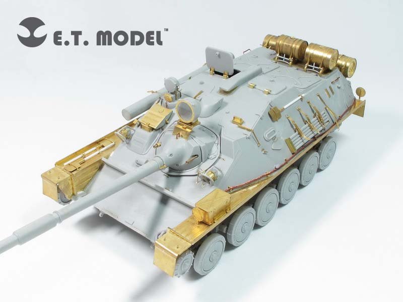 1/35 现代俄罗斯 ASU-85 空降自行反坦克炮1956年型超值改造蚀刻片(配小号手01588) - 点击图像关闭