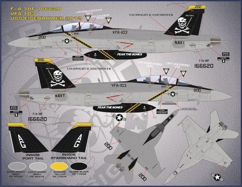 1/32 F/A-18E/F 超级大黄蜂战斗机"航空联队全明星"(1)