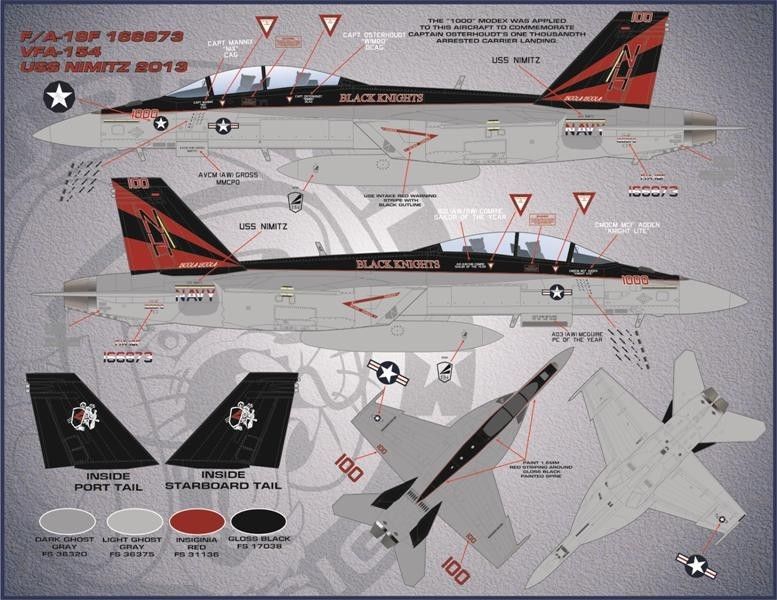 1/32 F/A-18E/F 超级大黄蜂战斗机"航空联队全明星"(1)