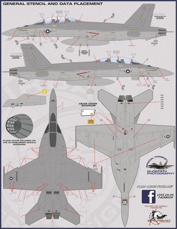 1/32 F/A-18E/F 超级大黄蜂战斗机"航空联队全明星"(1) - 点击图像关闭