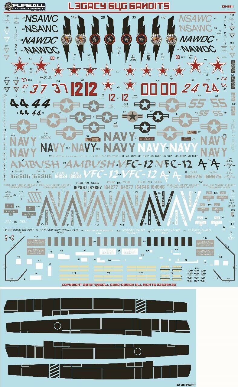 1/32 F/A-18A/A+/B/C 大黄蜂战斗机"传统假想敌中队" - 点击图像关闭