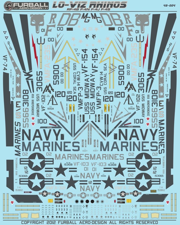 1/48 RF-4B/F-4N/F-4J/F-4S 鬼怪II战斗机 - 点击图像关闭