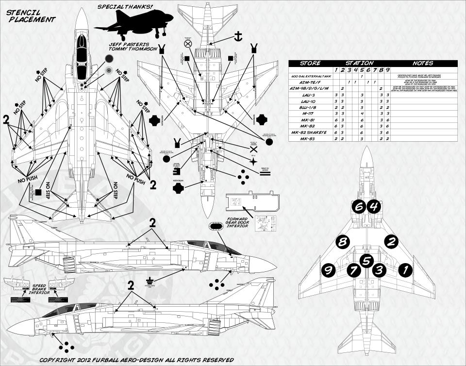 1/48 F-4J/N 鬼怪II战斗机 "航空联队全明星" #1