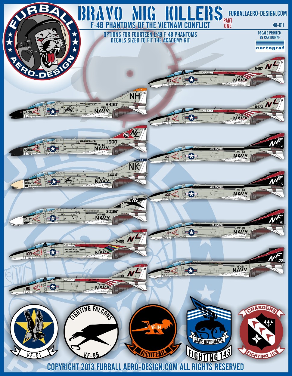 1/48 F-4B 鬼怪II战斗机"欢呼米格杀手"(1)