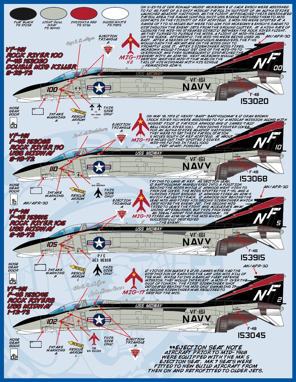 1/48 F-4B 鬼怪II战斗机"欢呼米格杀手"(1) - 点击图像关闭