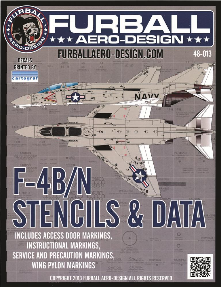 1/48 F-4B/N 鬼怪II战斗机机体警示标记