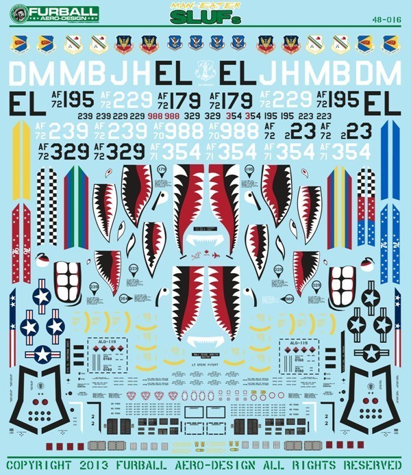1/48 A-7D 海盗II攻击机"食人族" 1/48 A-7D 海盗II攻击机"食人族"