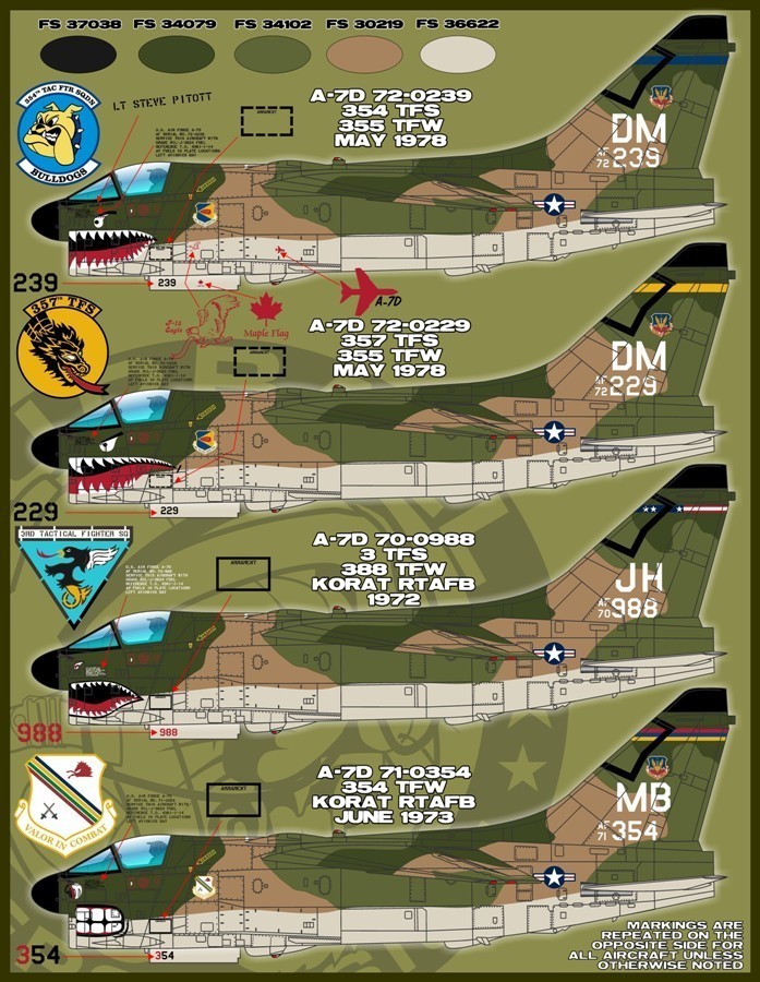 1/48 A-7D 海盗II攻击机"食人族"