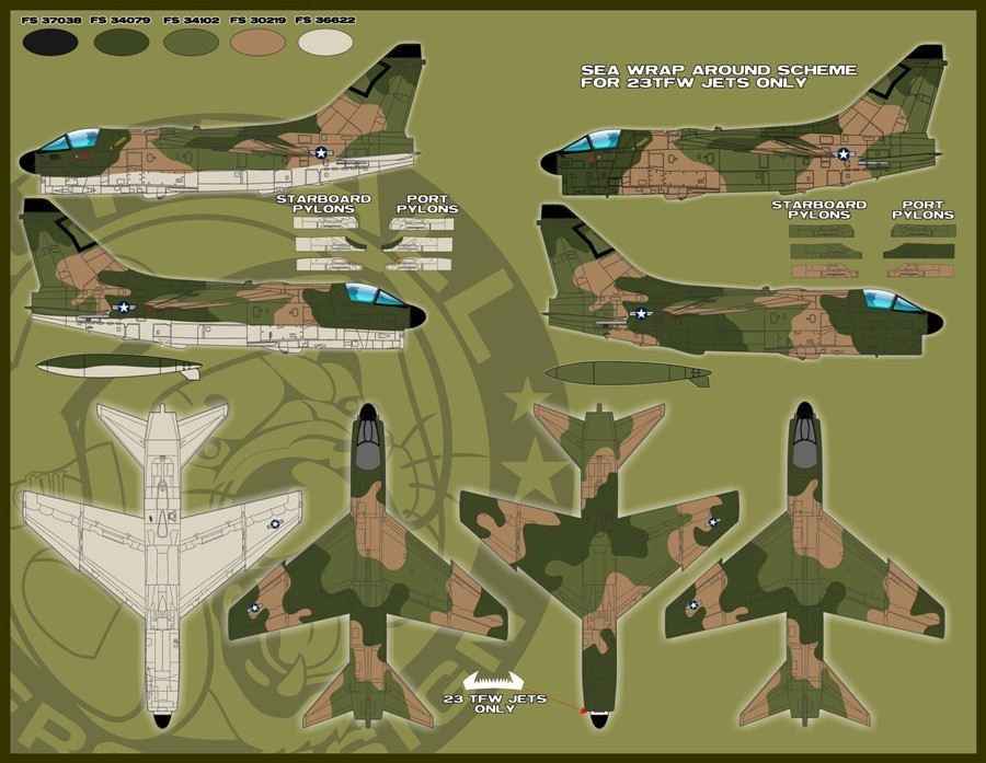 1/48 A-7D 海盗II攻击机"食人族" - 点击图像关闭