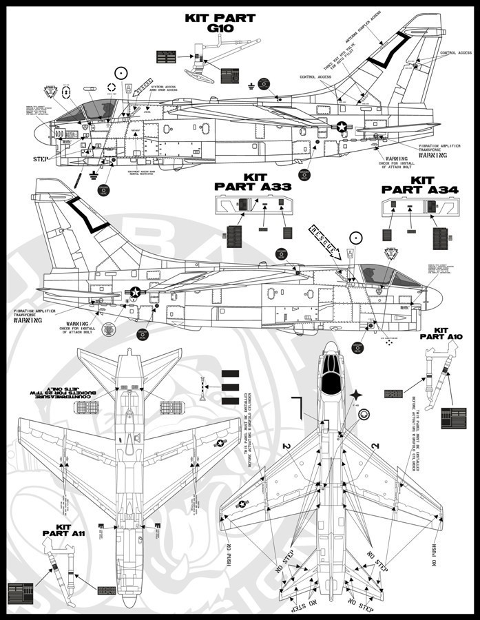 1/48 A-7D 海盗II攻击机"食人族"