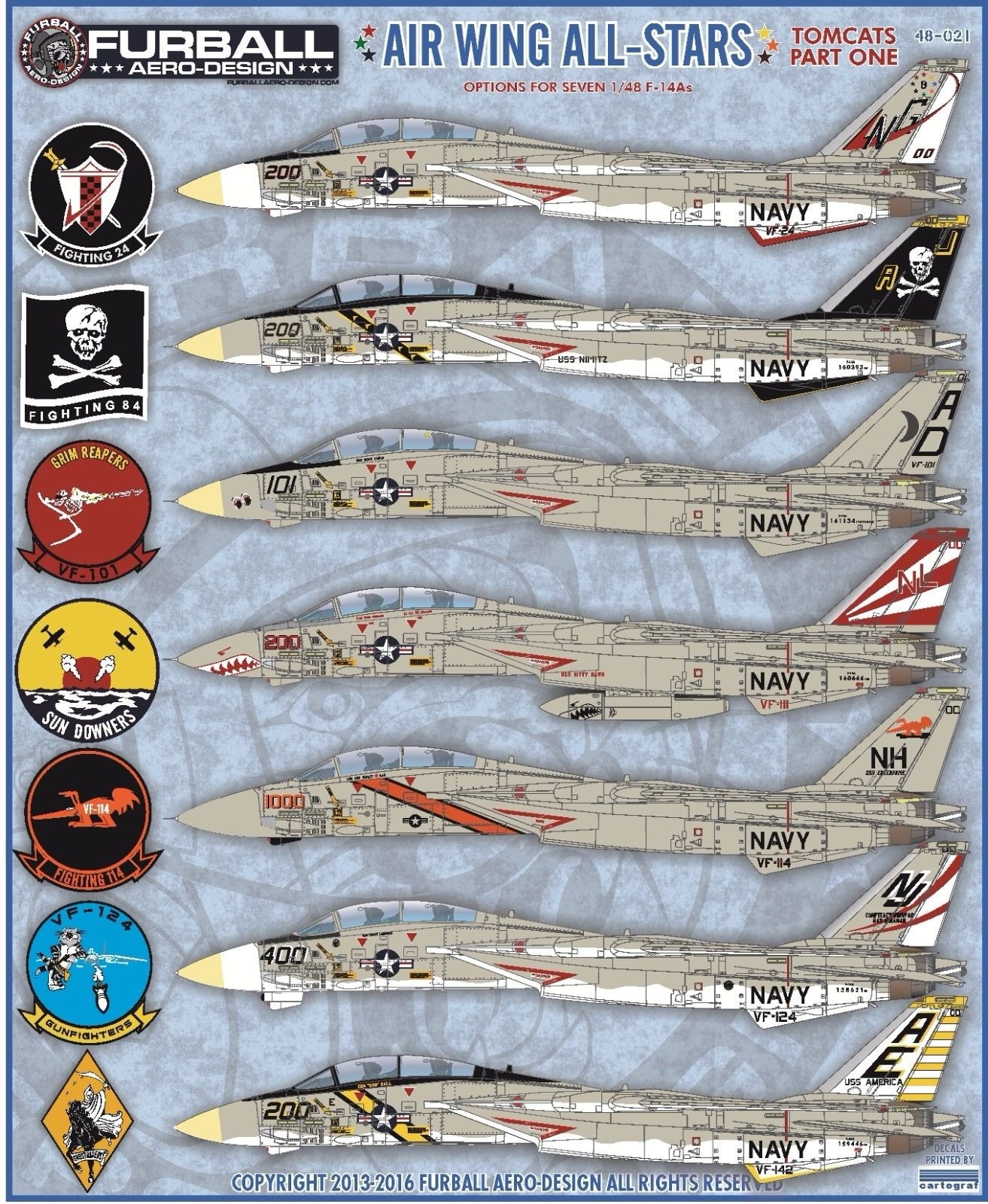 1/48 F-14A 雄猫战斗机"航空联队全明星"(1)