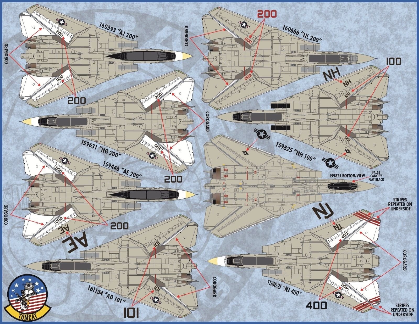 1/48 F-14A 雄猫战斗机"航空联队全明星"(1) - 点击图像关闭