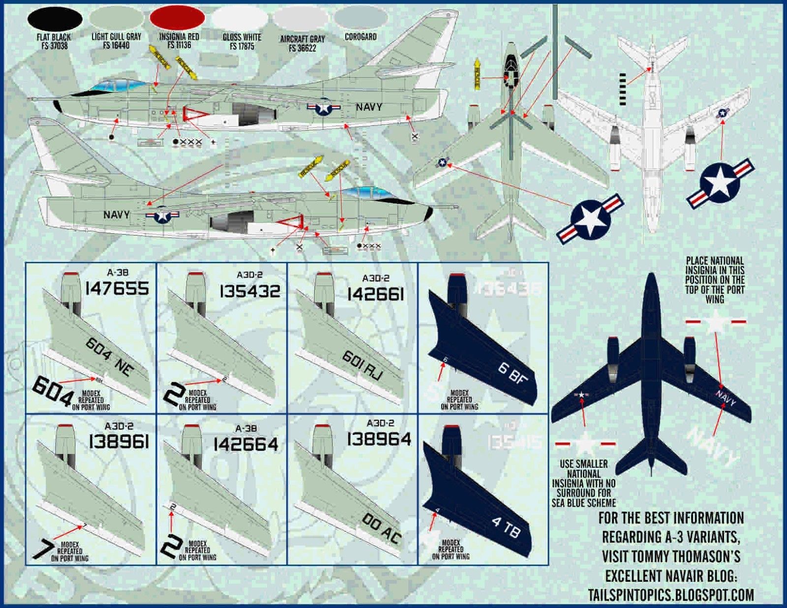 1/48 A3D-1/A3D-2/A3B/RA-3B 空中勇士攻击机"虎鲸"(1) - 点击图像关闭