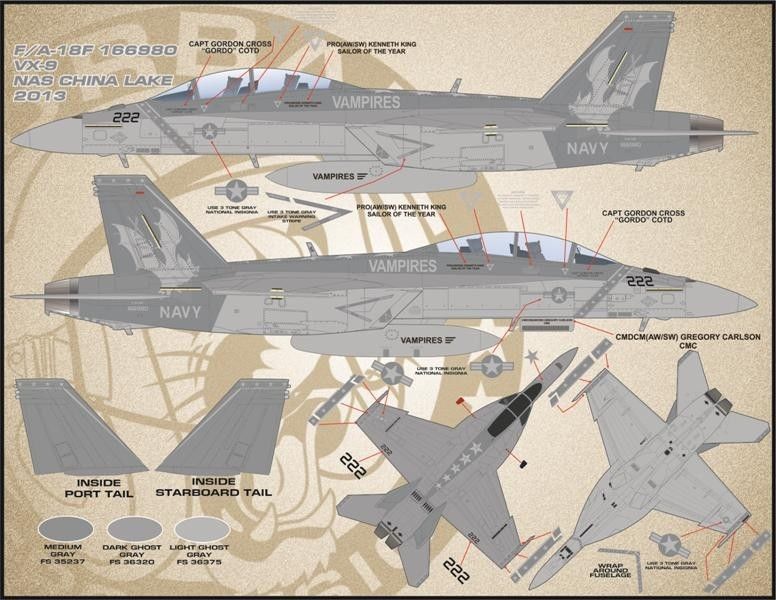 1/48 F/A-18E/F 超级大黄蜂战斗机"航空联队全明星"(1) - 点击图像关闭