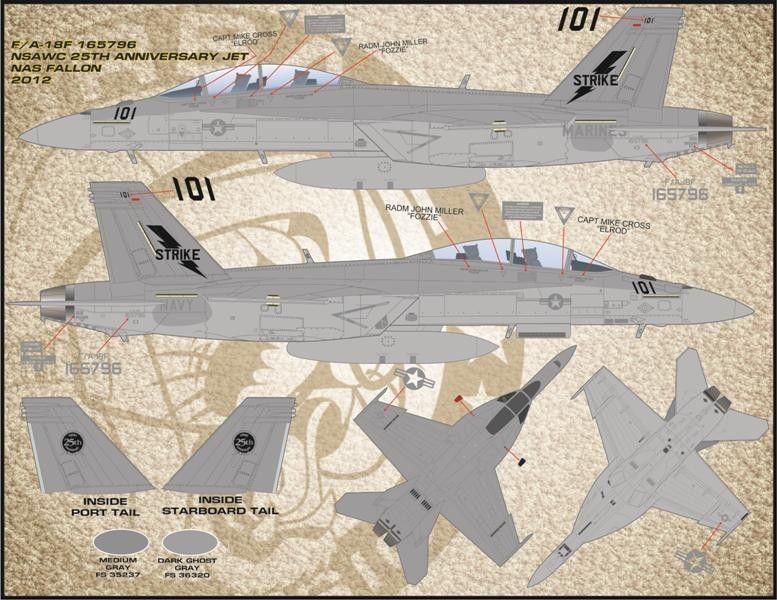 1/48 F/A-18E/F 超级大黄蜂战斗机"航空联队全明星"(1)