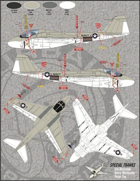 1/48 A-6A/B 入侵者攻击机"越南战争钢铁蝌蚪"