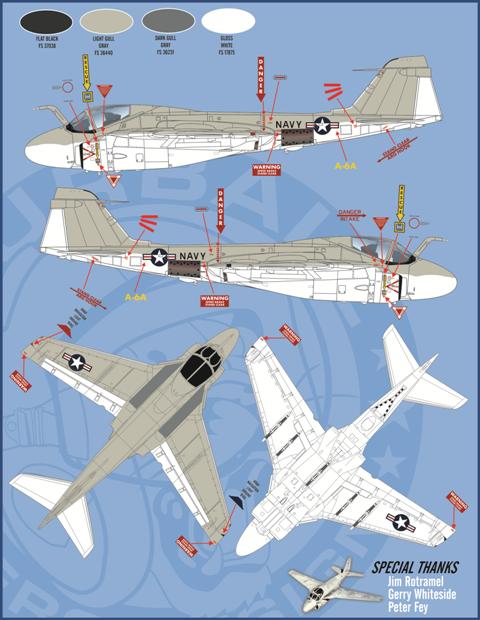 1/48 A-6A/E 入侵者攻击机"航空联队全明星"(1)