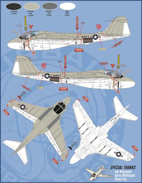 1/48 A-6A/E 入侵者攻击机"航空联队全明星"(1) - 点击图像关闭