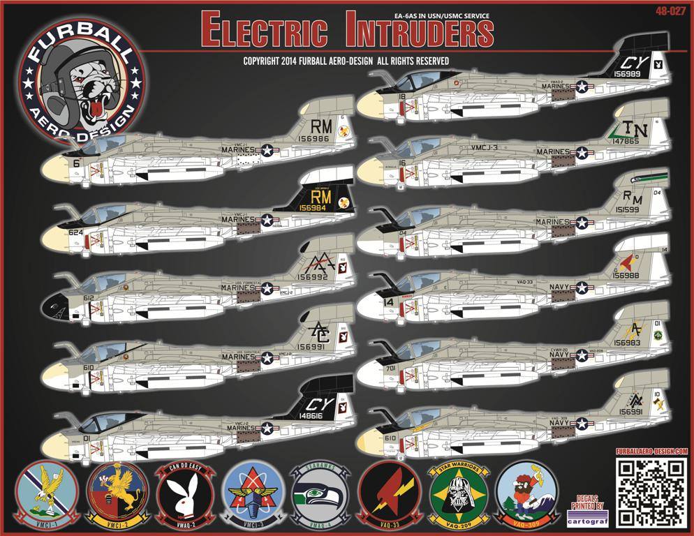 1/48 EA-6A 电子入侵者攻击机"美国海军/陆战队" - 点击图像关闭