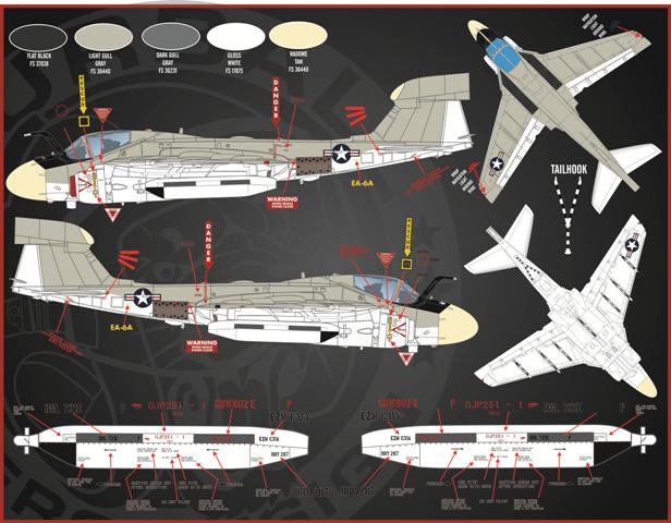 1/48 EA-6A 电子入侵者攻击机"美国海军/陆战队"
