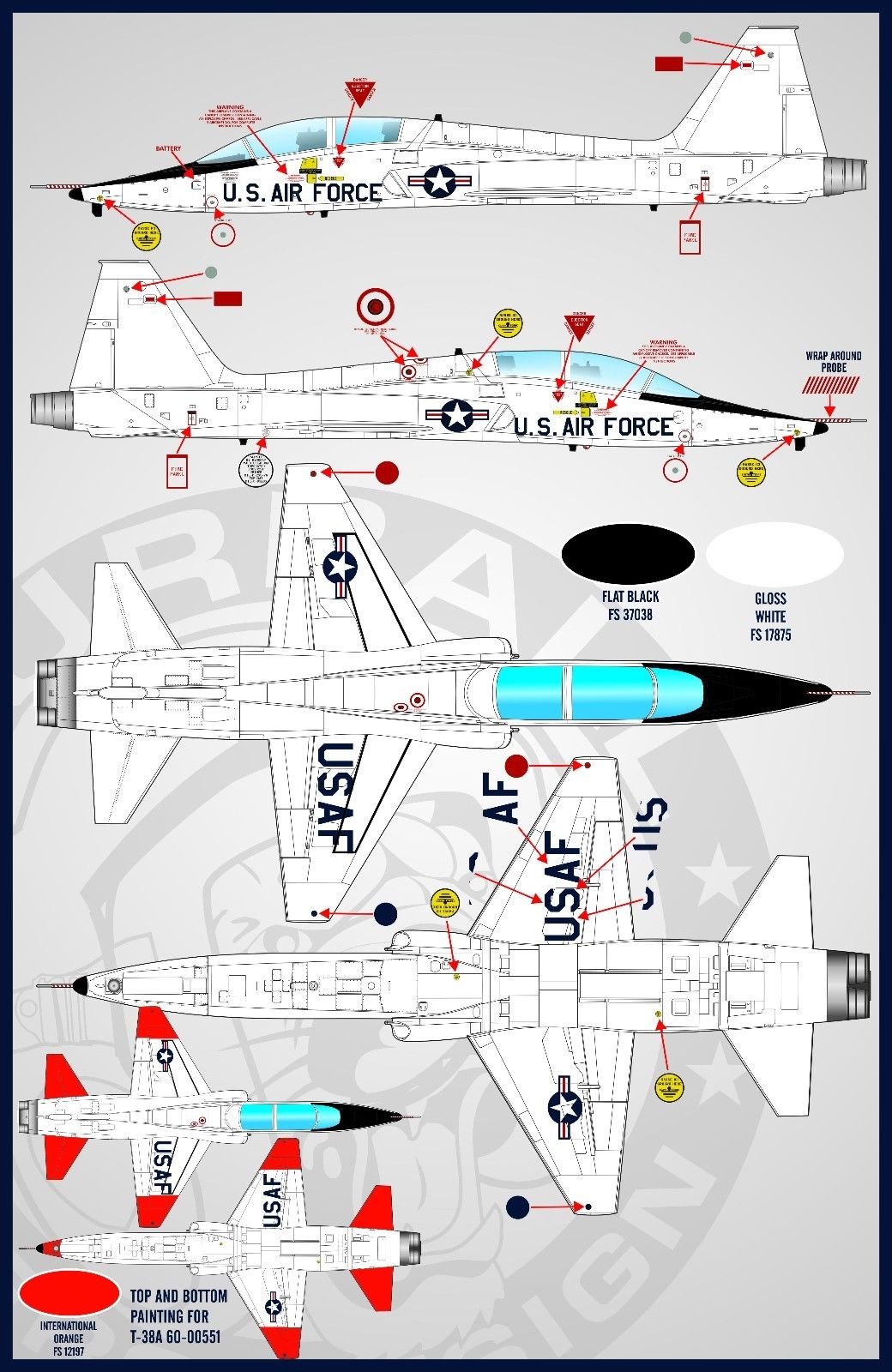 1/48 T-38A/AT-38B 禽爪教练机"白色骑士" - 点击图像关闭