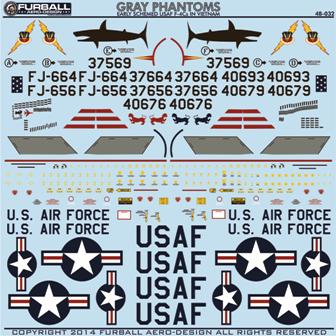 1/48 F-4C 鬼怪II战斗机"美国空军灰色鬼怪" 1/48 F-4C 鬼怪II战斗机"美国空军灰色鬼怪"