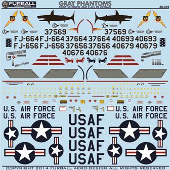 1/48 F-4C 鬼怪II战斗机"美国空军灰色鬼怪"