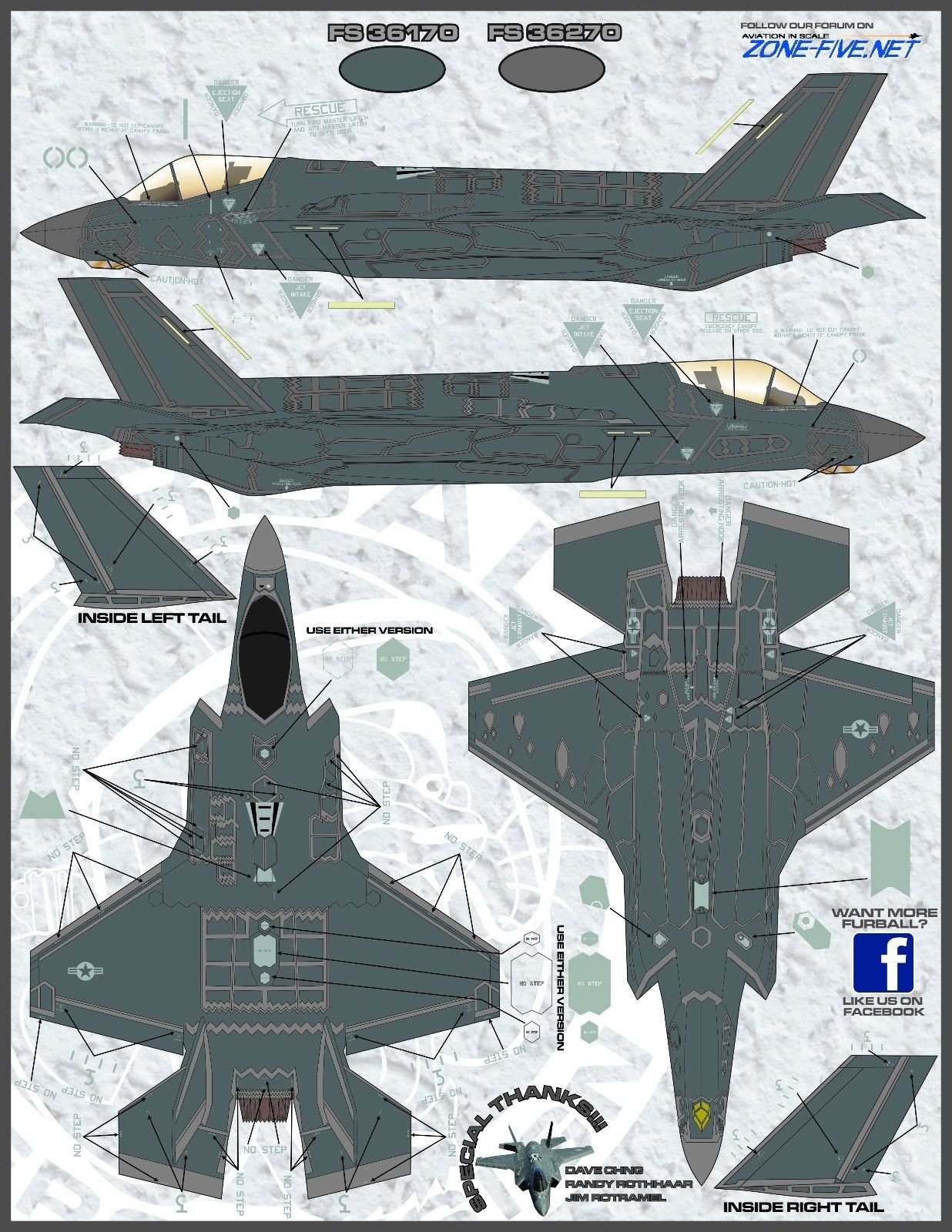 1/48 F-35A 闪电II战斗机"精选集"#1 - 点击图像关闭