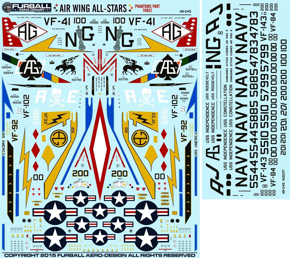 1/48 F-4J 鬼怪II战斗机"航空联队全明星"#3 - 点击图像关闭