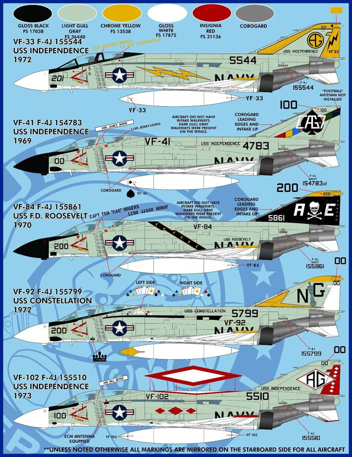 1/48 F-4J 鬼怪II战斗机"航空联队全明星"#3