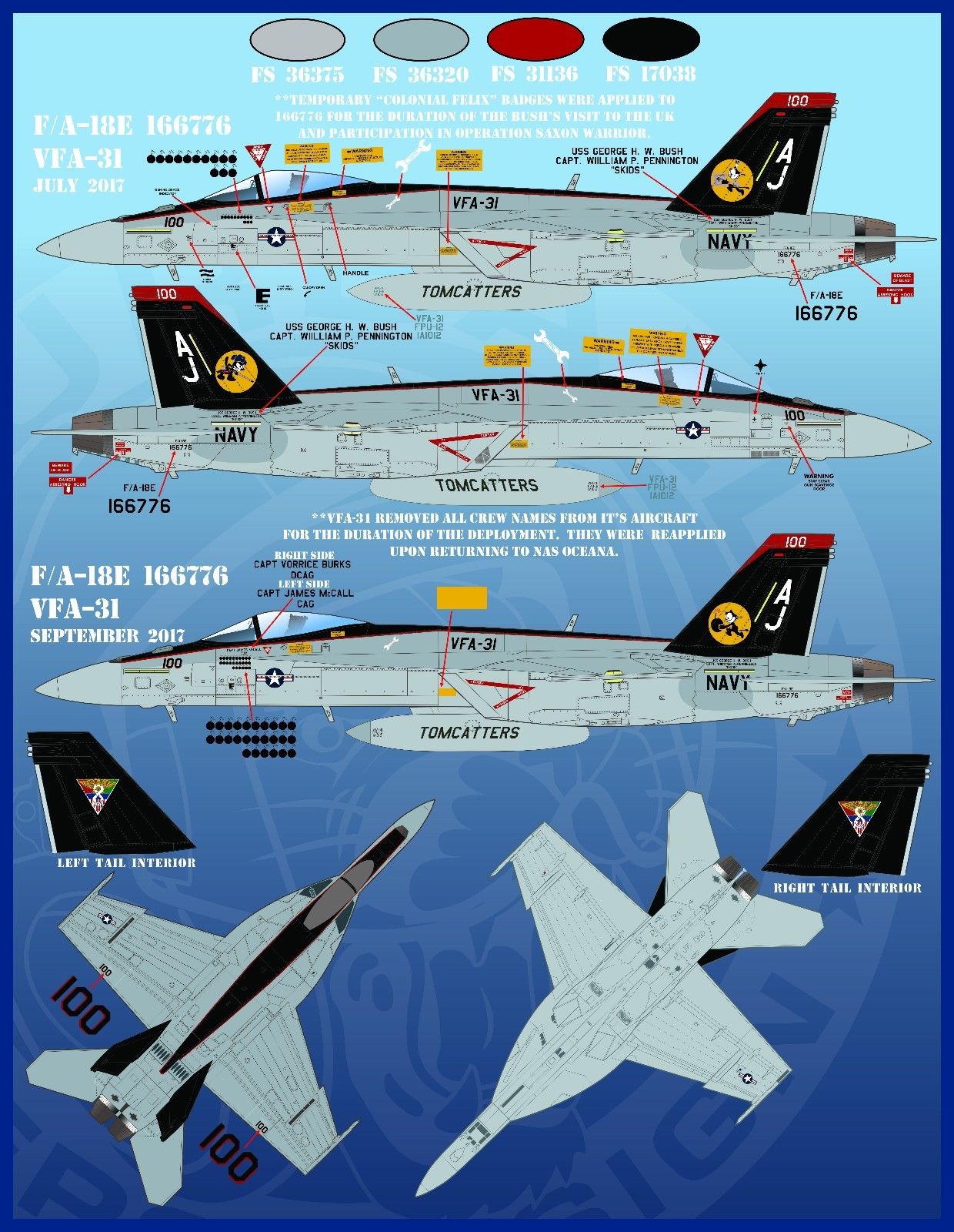 1/48 F/A-18C/E/F, EA-18G 第8航空联队作战飞机