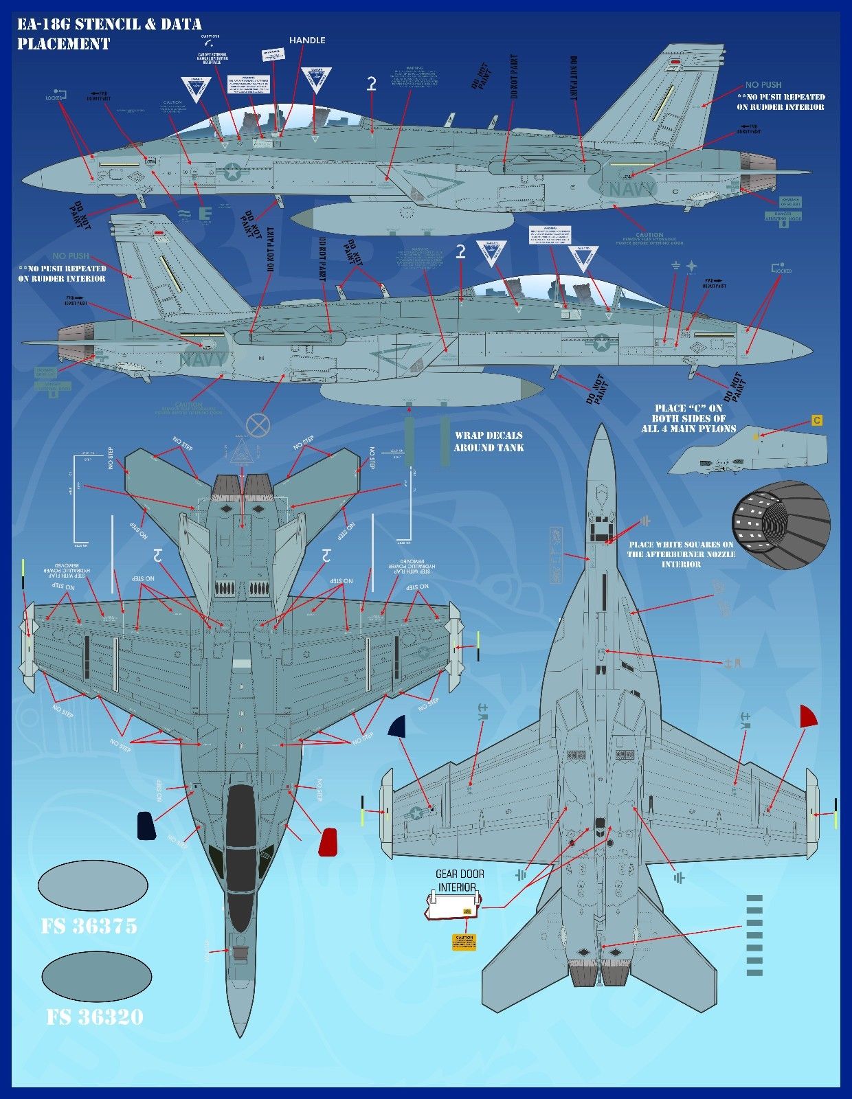 1/48 F/A-18C/E/F, EA-18G 第8航空联队作战飞机