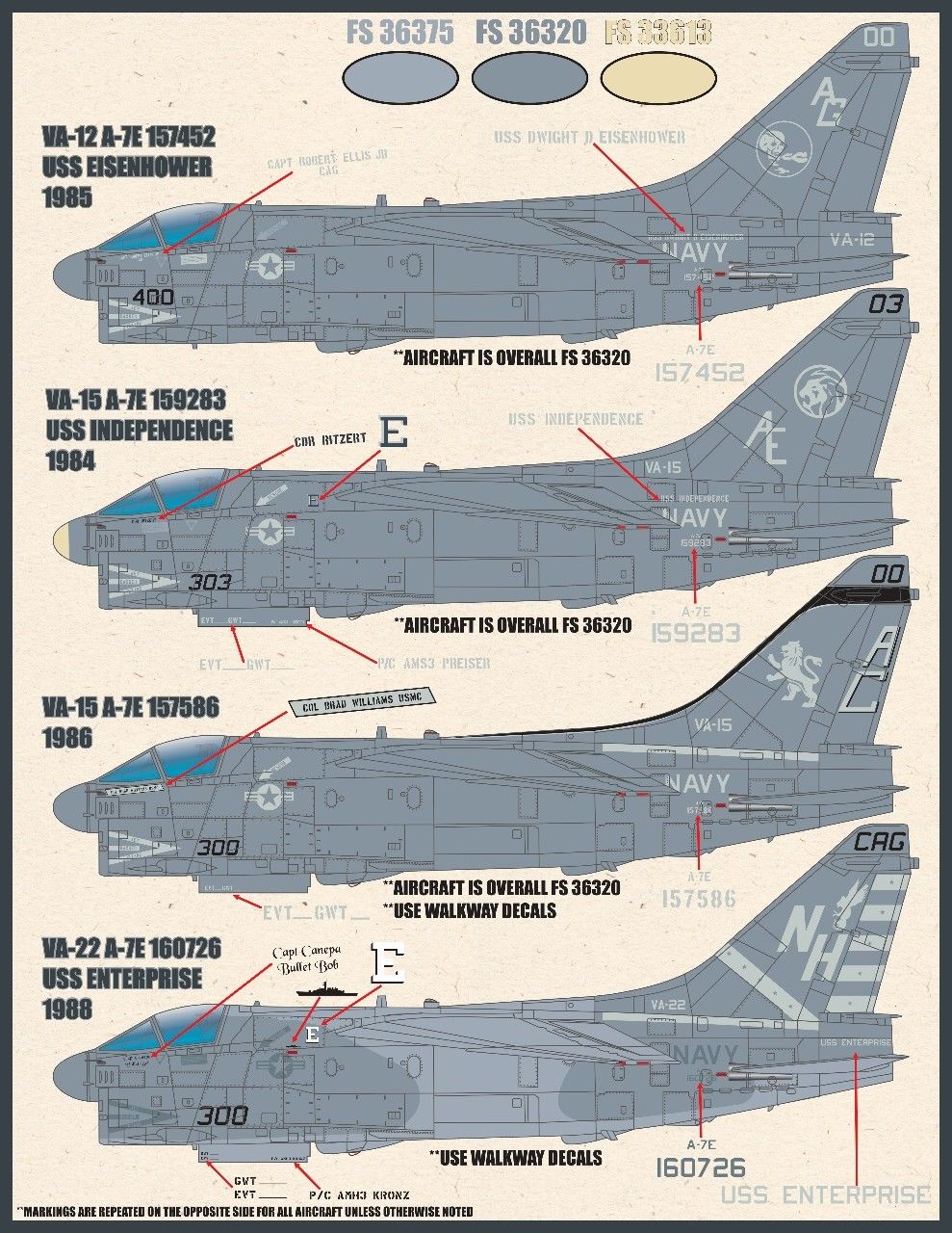 1/48 A-7E 海盗II攻击机"低可视涂装" - 点击图像关闭