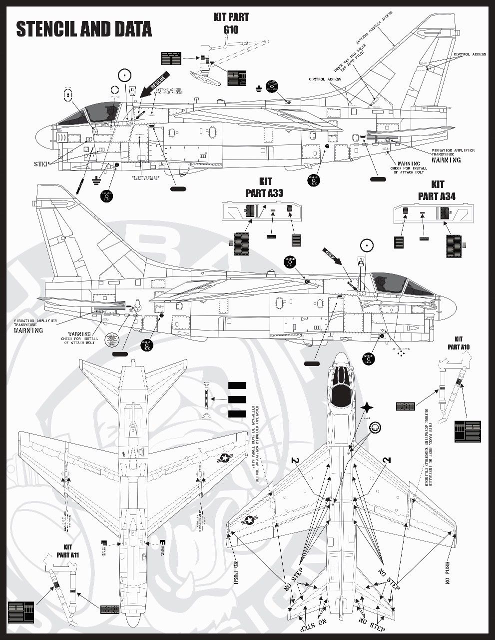 1/48 A-7E 海盗II攻击机"低可视涂装" - 点击图像关闭