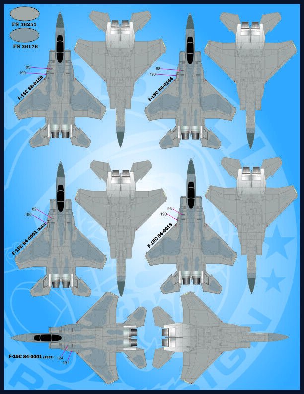 1/48 F-15A/C/D 鹰式战斗机"美国驻欧空军"