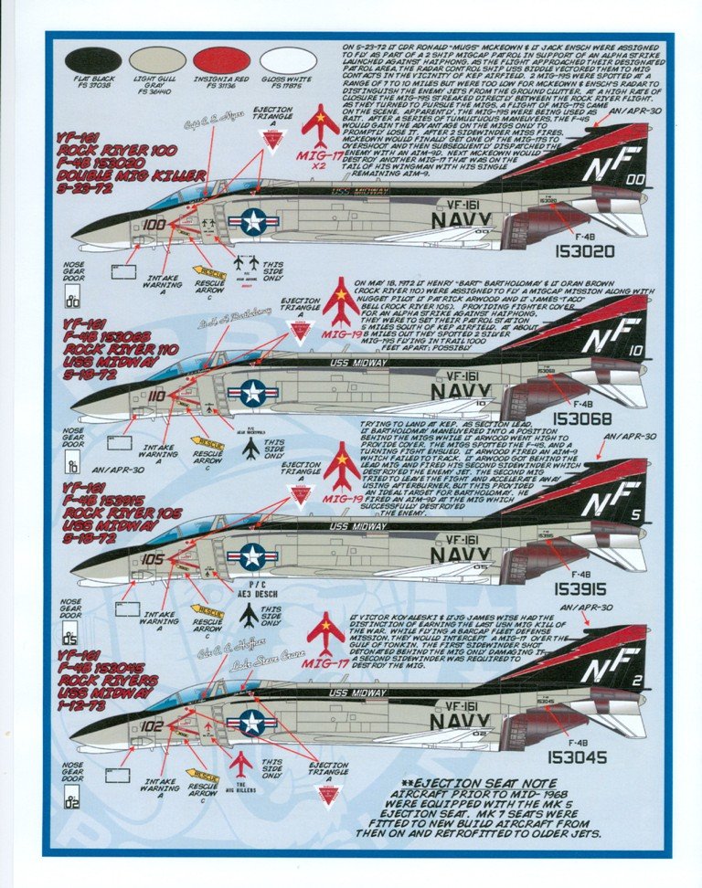 1/72 F-4B 鬼怪II战斗机"米格杀手"