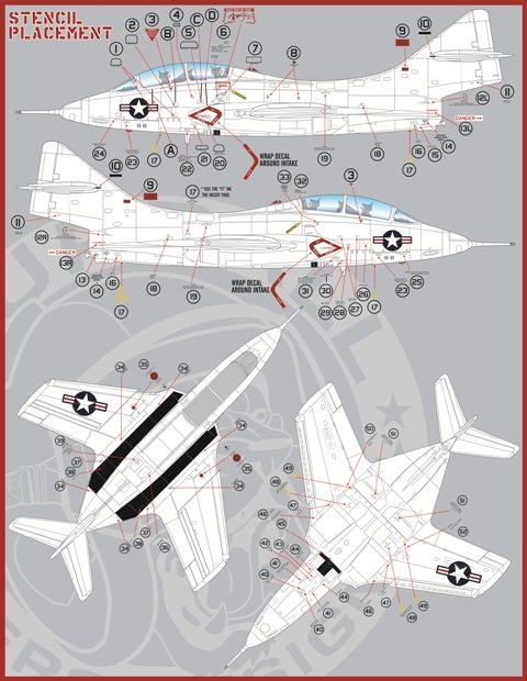 1/48 F9F-8T, TF-9J 美洲狮教练机