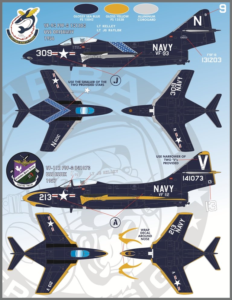 1/48 F9F-8 美洲狮战斗机"丰富多彩海蓝"