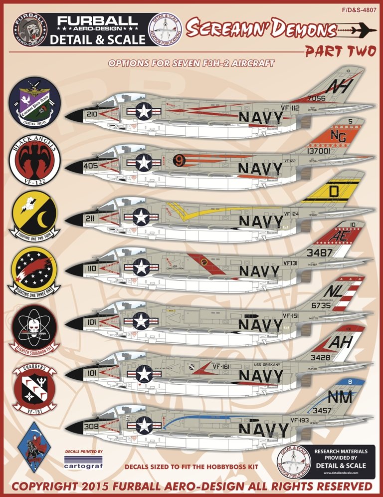 1/48 F9F-8 美洲狮战斗机"丰富多彩灰色和白色美洲狮"(1)