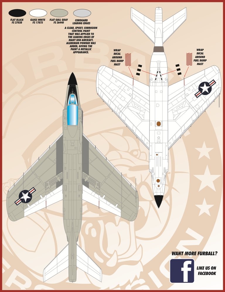 1/48 F3H-2/F-3B 恶魔战斗机"尖叫的恶魔"(2)