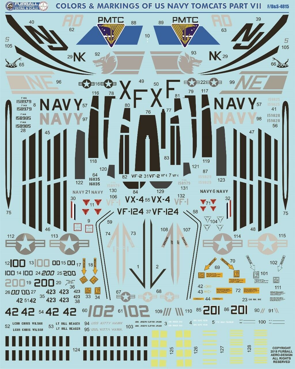 1/48 F-14A 雄猫战斗机"色彩与标记"(7)