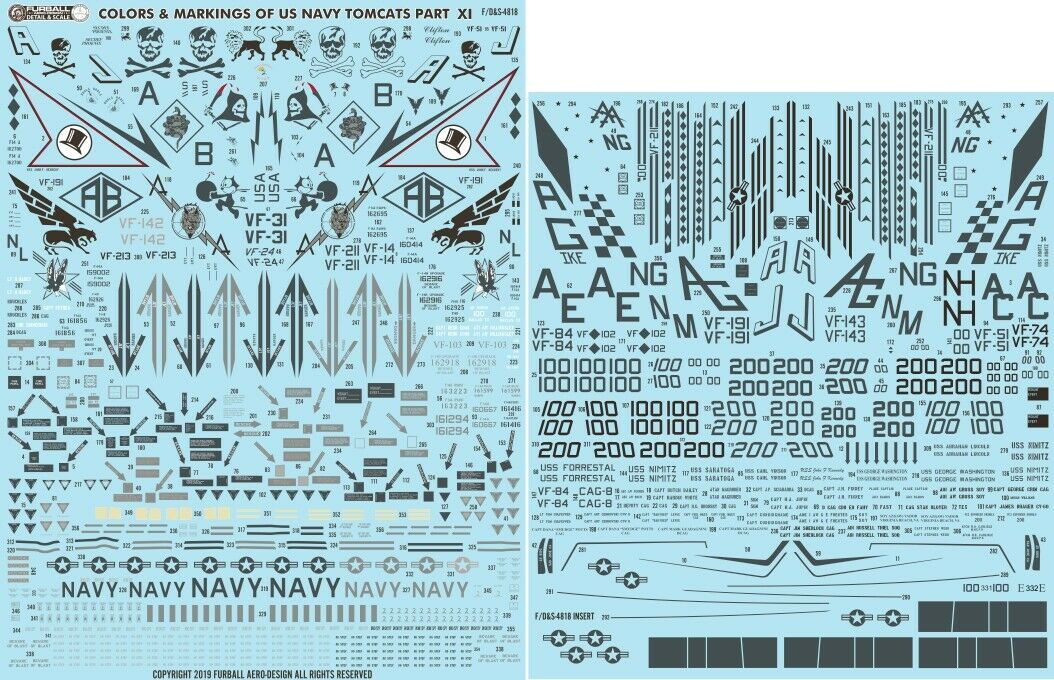 1/48 F-14A/B 雄猫战斗机"色彩与标记"(9)