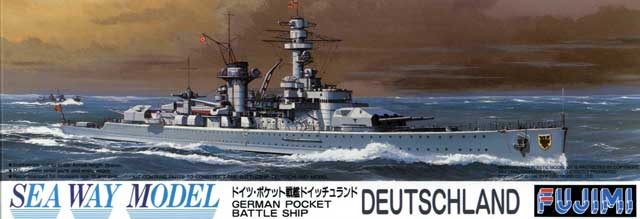1/700 二战德国德意志号袖珍战列舰 - 点击图像关闭