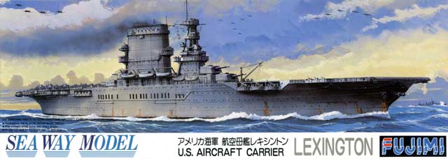 1/700 二战美国 CV-2 列克星敦号航空母舰 - 点击图像关闭
